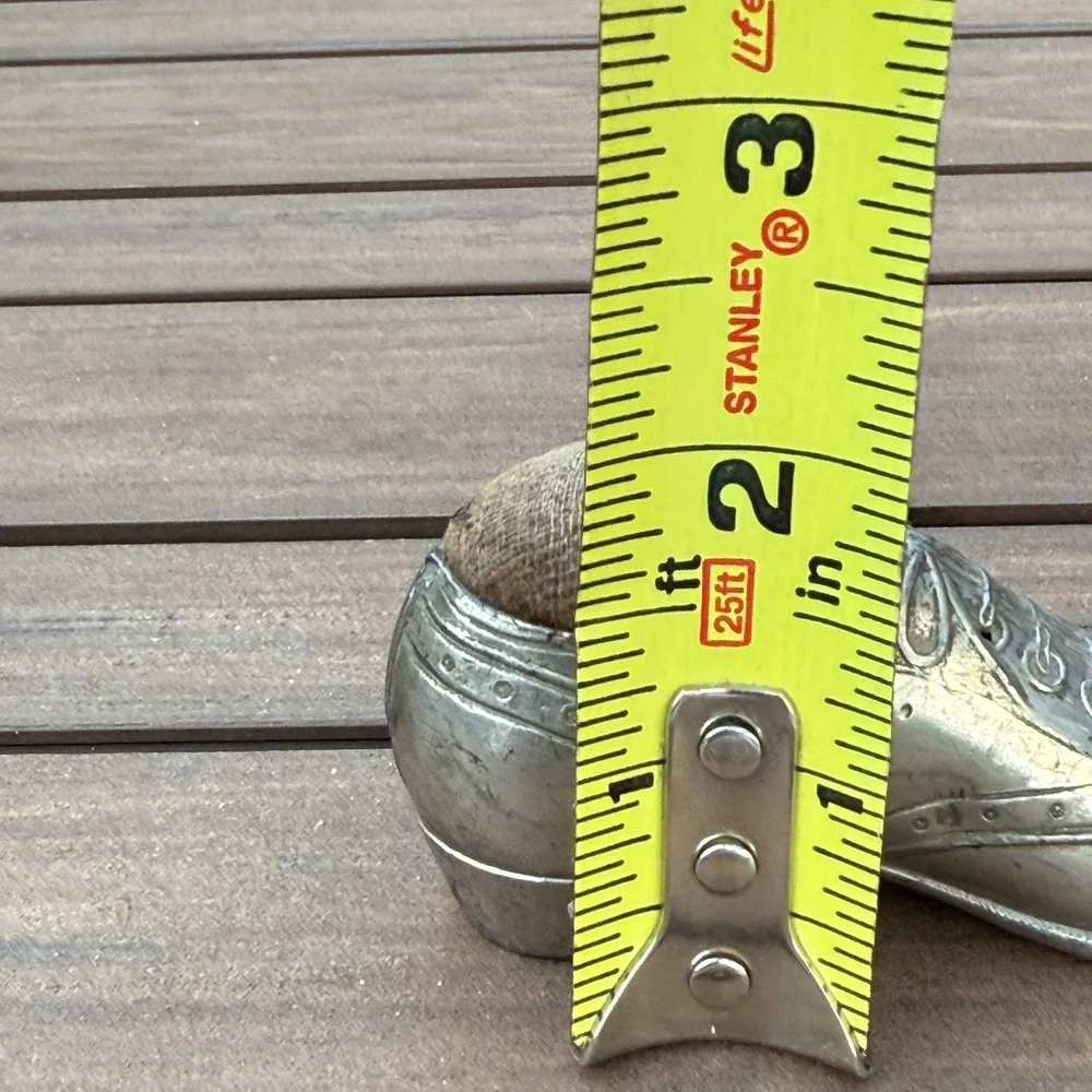 Vintage Shoe Pin Cushion Novelty‎ Sewing Room Decor Made in Japan